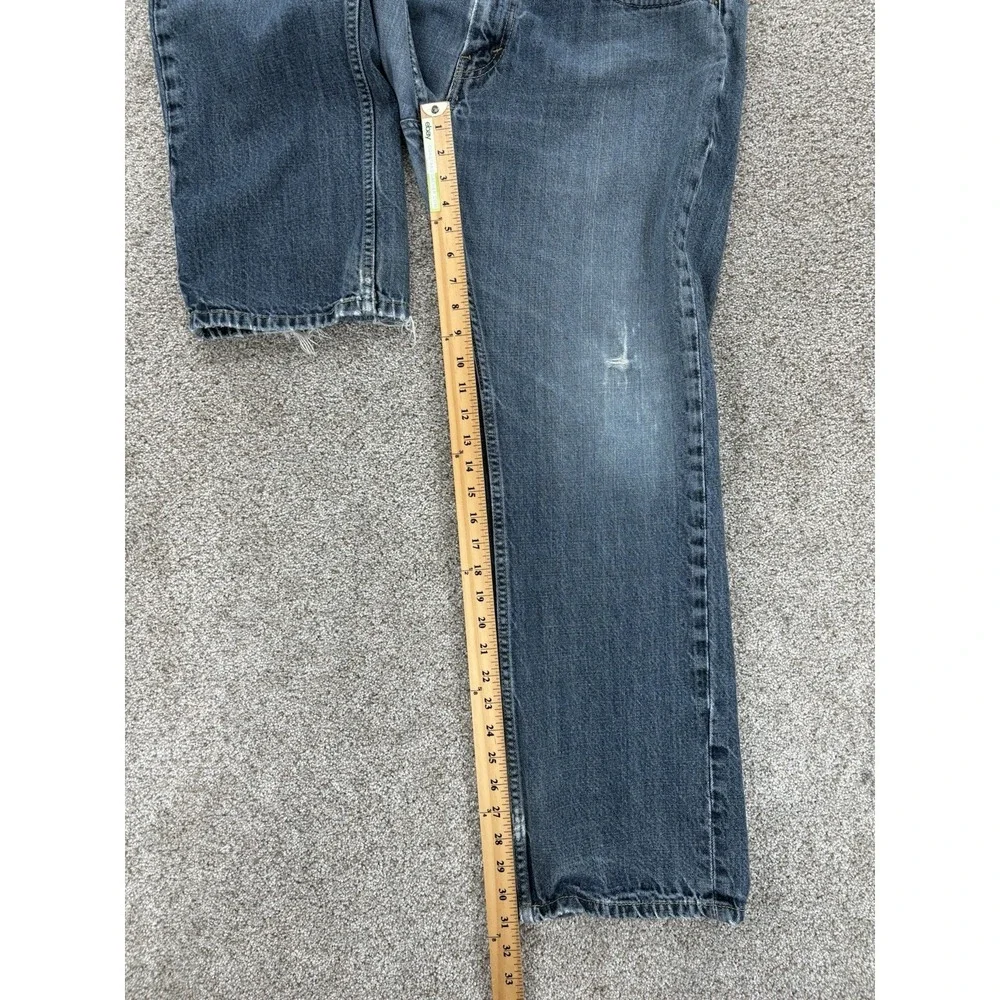 Levis 559 Jeans Mens 36x31* Blue Relaxed Straight Workwear Loose Soft Distressed